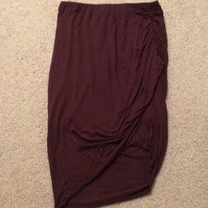 Soft cotton wrap skirt
